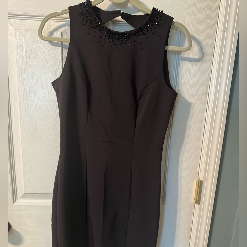 H&M Classic Beaded Neck Sleeveless Dress